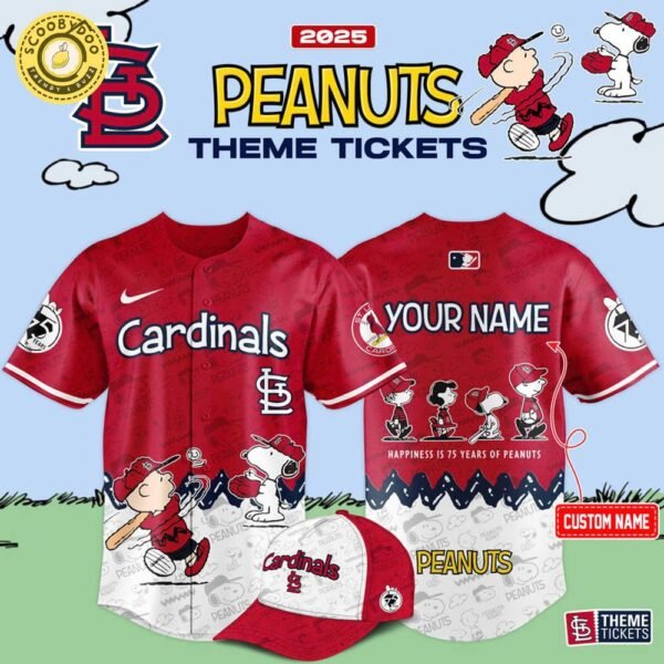 St. Louis Cardinals x 75th Anniversary Of Peanuts Limited Edition Jersey 2025