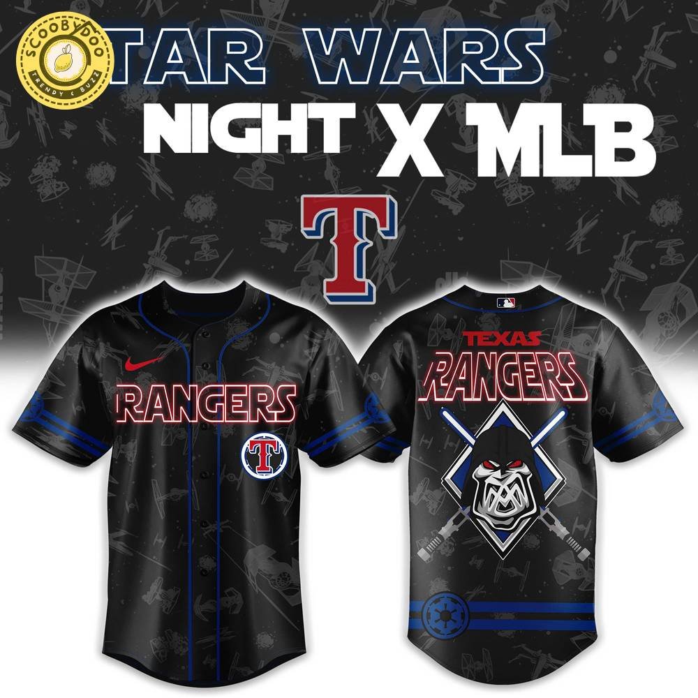 Texas Rangers x Star Wars Night 2025 Baseball Jersey Texas Rangers x Star Wars Night 2025 Baseball Jersey