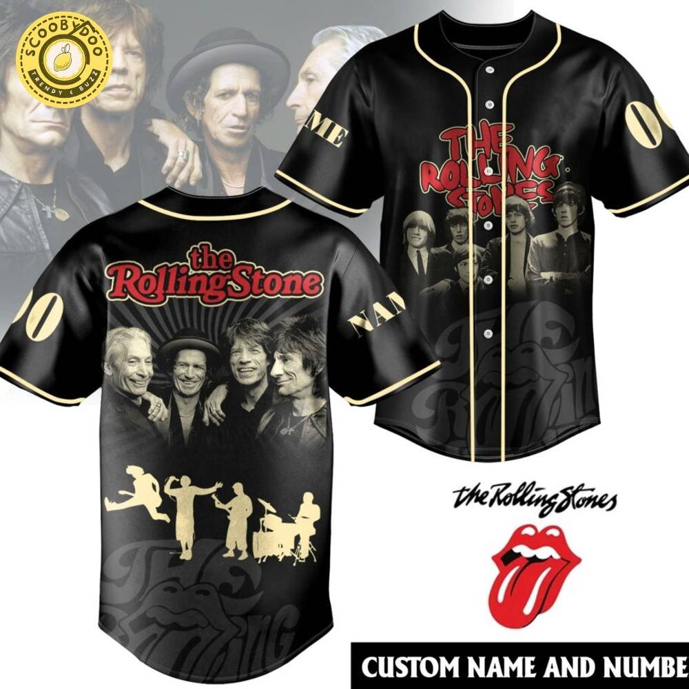 The Rolling stone Baseball Jersey The Rolling stone Baseball Jersey