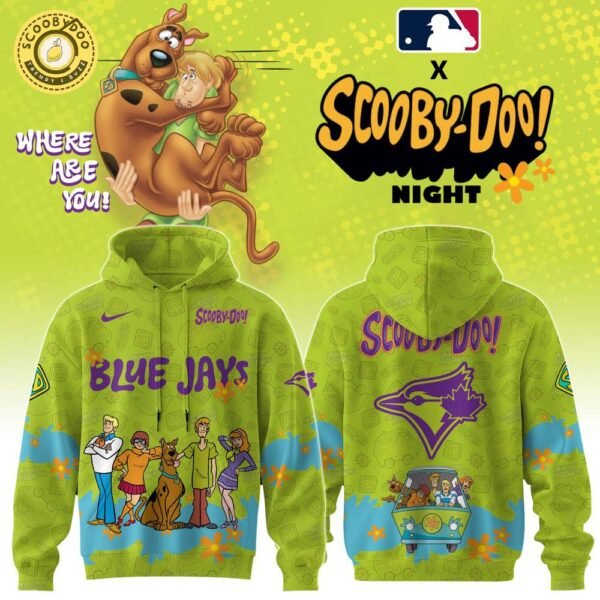 Toronto Blue Jays MLB x Scooby Doo Hoodie Editions Limited