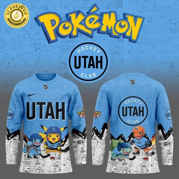 Utah Hockey x Pokémon New Hockey Jersey