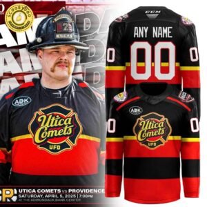 Utica Comets x Fire Department Hockey Jersey 2025