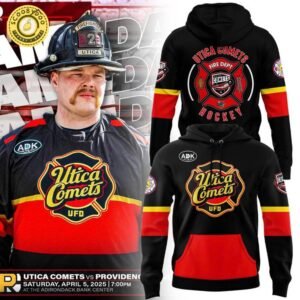 Utica Comets x Fire Department Hoodie 2025