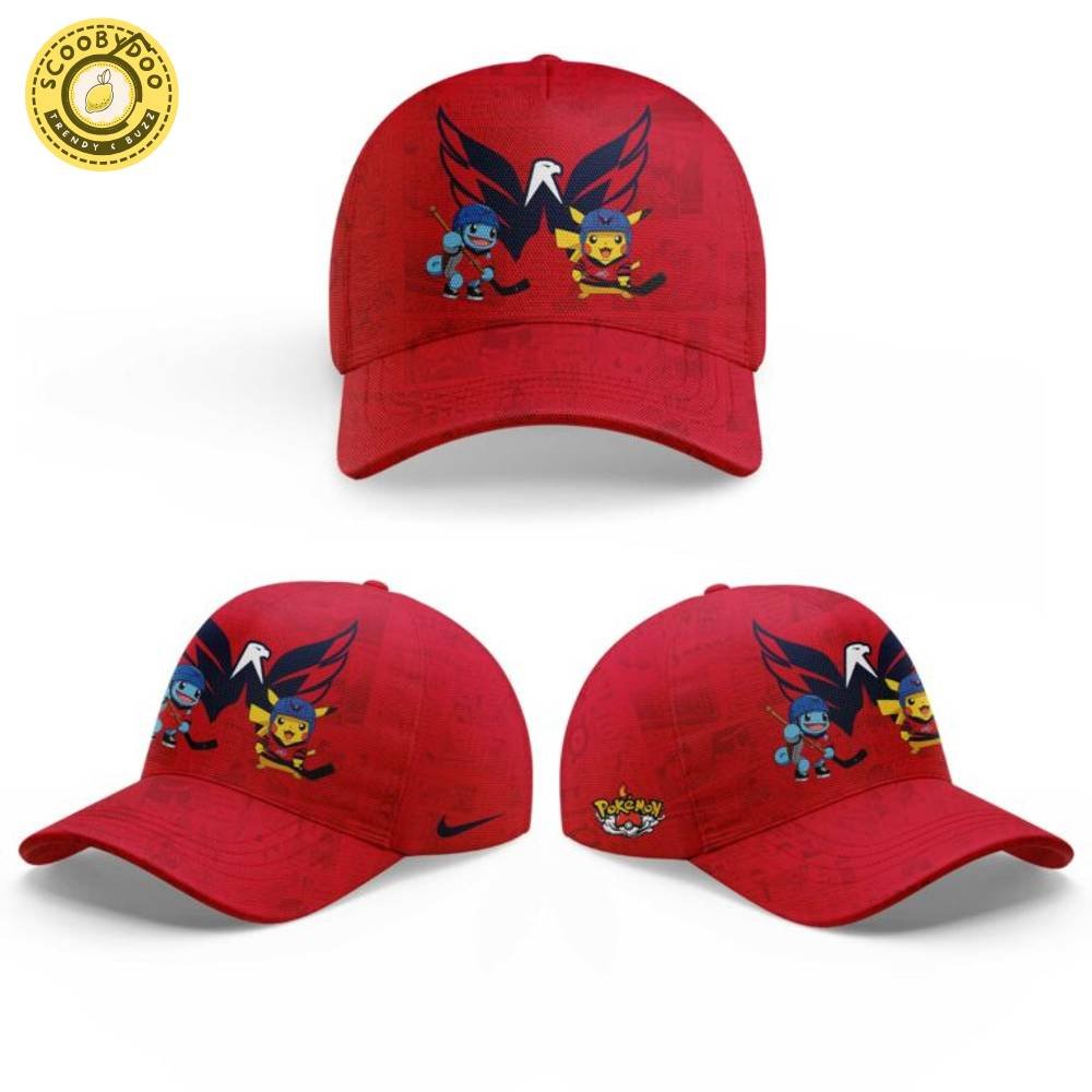 Washington Capitals x Pokémon New Cap Washington Capitals x Pokémon New Cap
