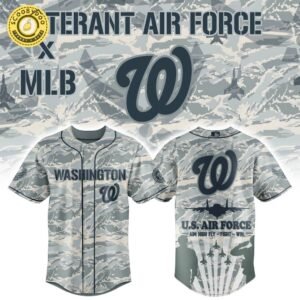 Washington Nationals x Veteran U.S Air Force 2025 Baseball Jersey