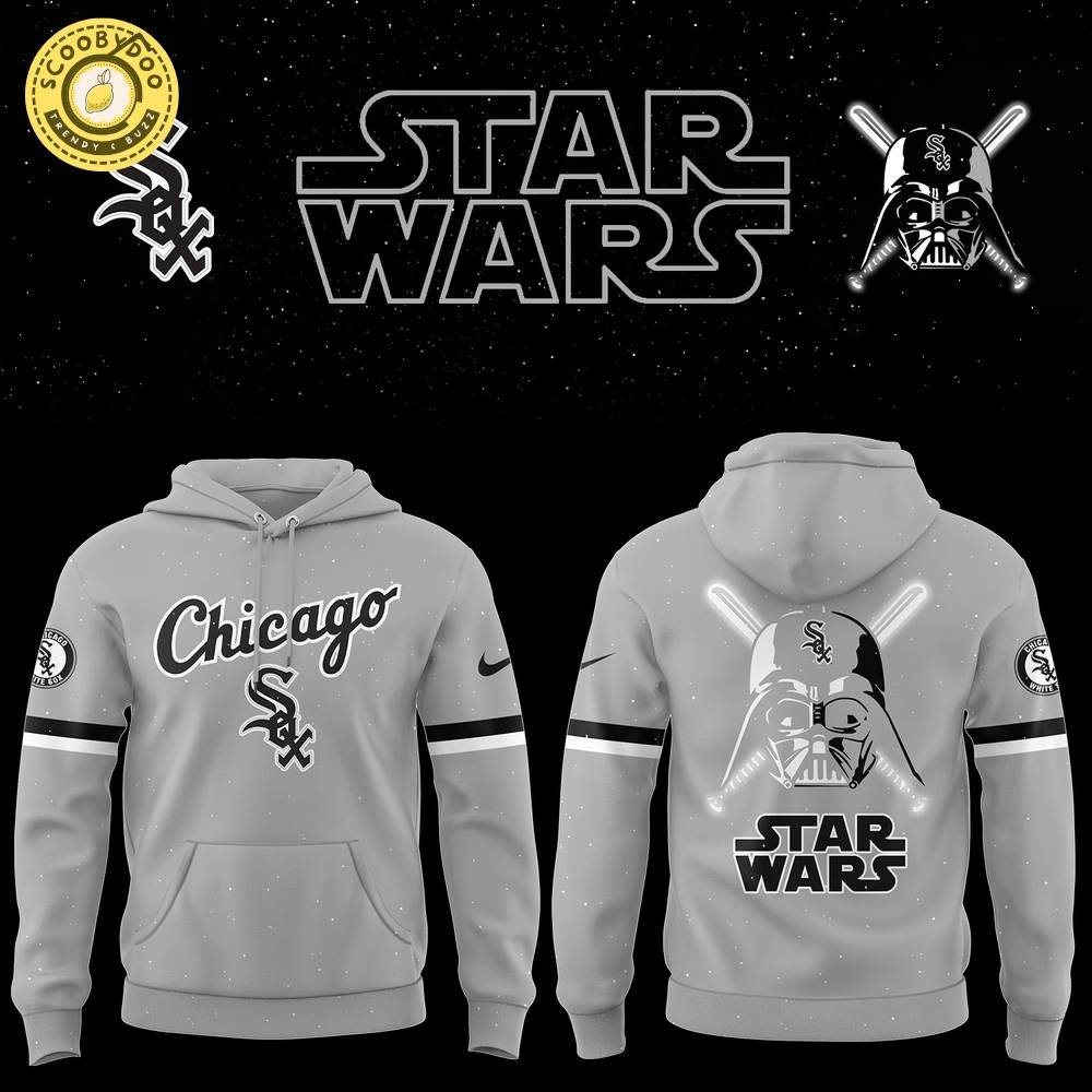 White Sox Baseball Limited “White Sox x Star Wars 2025” Grey Hoodie White Sox Baseball Limited “White Sox x Star Wars 2025” Grey Hoodie