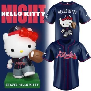Braves Hello Kitty Baseball Jersey Limited Edition
