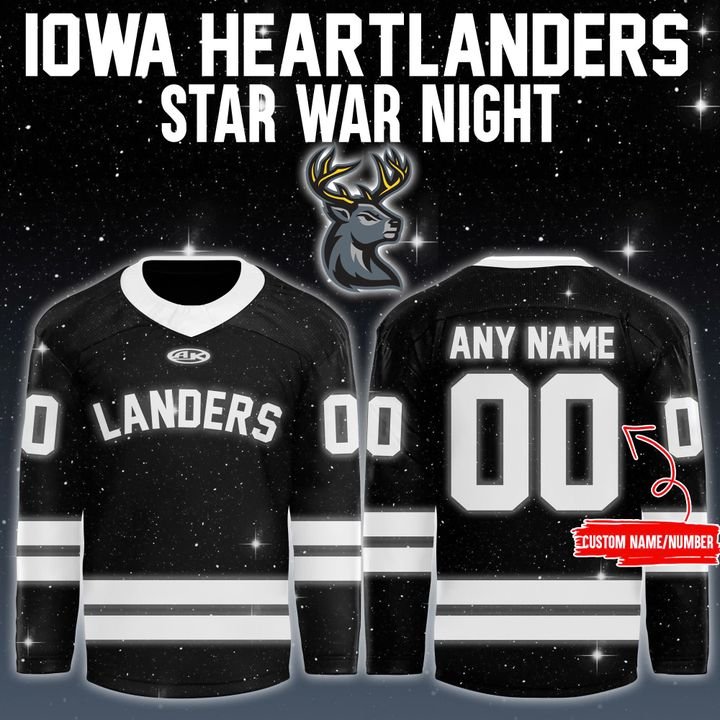 Heartlanders x Star War Hockey Jersey 2025 Heartlanders x Star War Hockey Jersey 2025