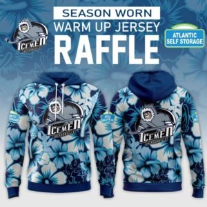 Jacksonville Icemen Season Worn Warm Up Hoodie 2025