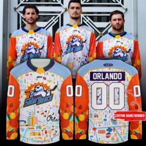 Orlando Solar Bears 150 Years of Limited Edition Hockey jersey 2025 Custom