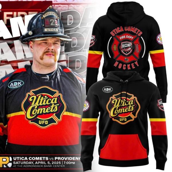 Utica Comets x Fire Department Hoodie 2025