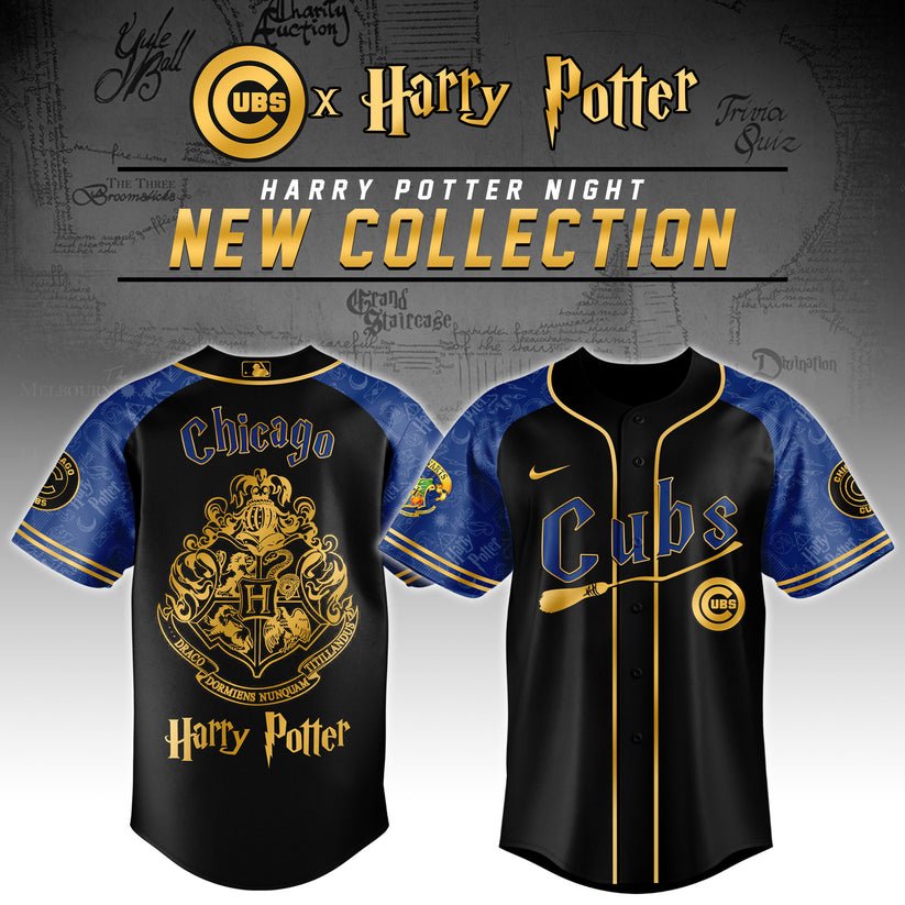 Chicago Cubs x Harry Potter Night Baseball Jersey Editions Limited Chicago Cubs x Harry Potter Night Baseball Jersey Editions Limited
