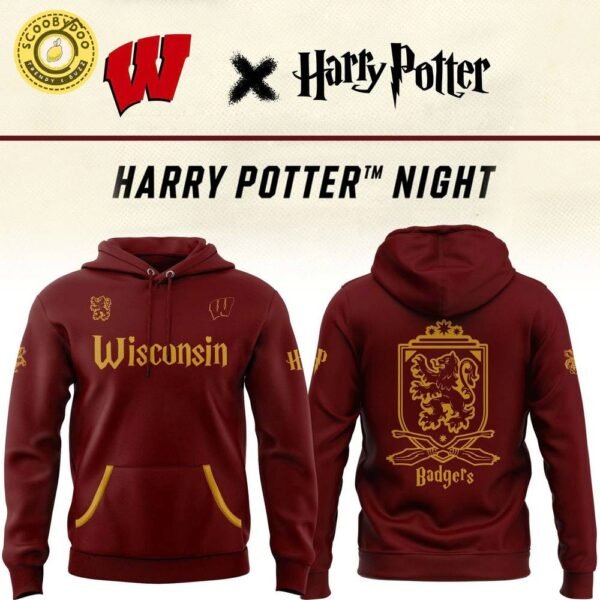 2025 Harry Potter Wisconsin Badgers Hoodie