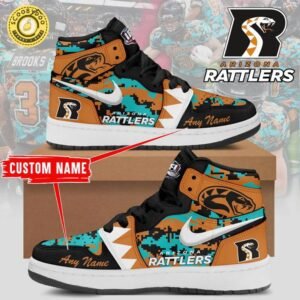 Arizona Rattlers Military Nights AJ1 Shoes 2025 – Custom Patriotic Sneaker Edition