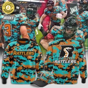 Arizona Rattlers Military Nights Sweatshirt 2025 – IFL Military Tribute Pullover