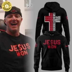 Arkansas x Jesus Won 2025 “I can do” Black Hoodie