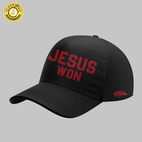 Arkansas x Jesus Won 2025 TShirt Limited Edition