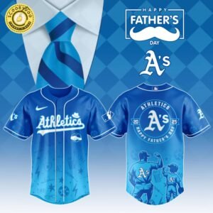 Athletics 2025 Father’s Day Jersey – MLB Baseball Fan Gift