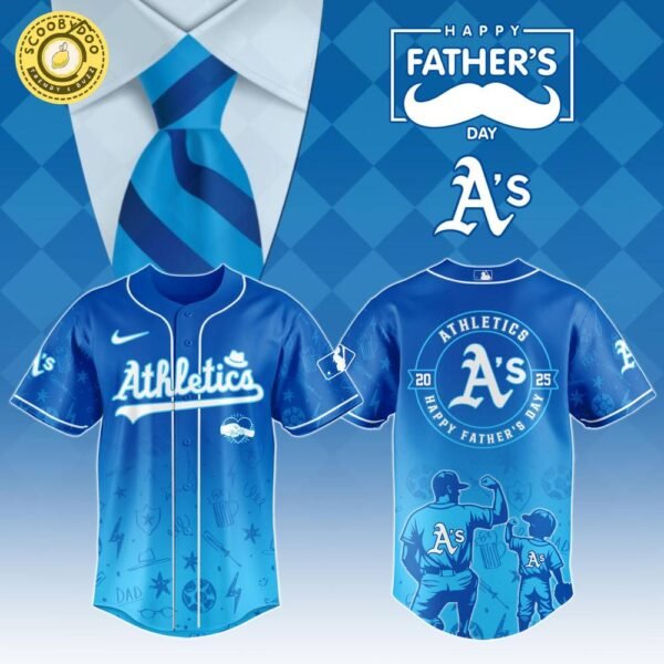 Athletics 2025 Father’s Day Jersey – MLB Baseball Fan Gift
