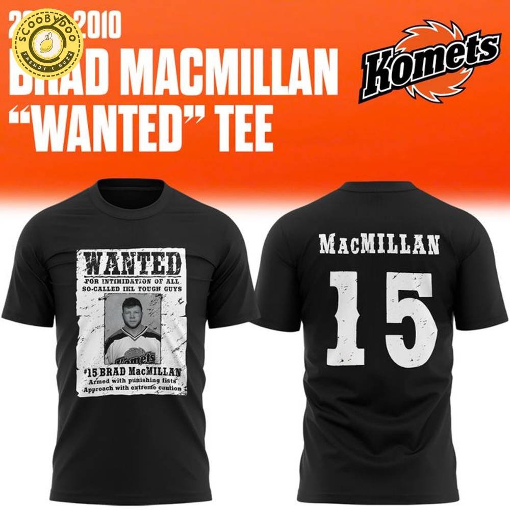 Brad MacMillan "Wanted" Tee Brad MacMillan "Wanted" Tee