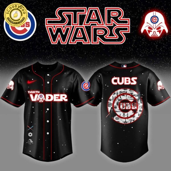Chicago Cubs x Stars Wars Darth Vader Night Baseball Jersey Editions Limited