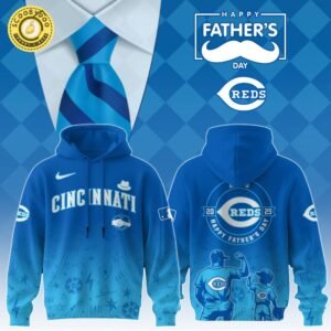 Cincinnati Reds 2025 Father’s Day Hoodie – Baseball Fan Gear