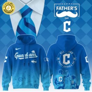 Cleveland Guardians 2025 Father’s Day Hoodie – MLB Limited Edition