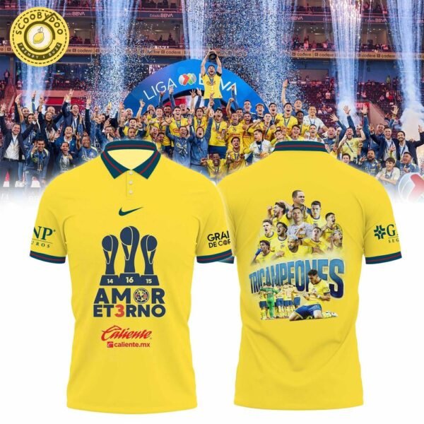 Club America Tri-Champion Limited Polo Shirt – Official Champion Apparel