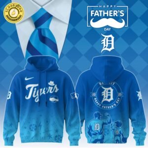 Detroit Tigers 2025 Father’s Day Hoodie – MLB Team Gift Hoodie