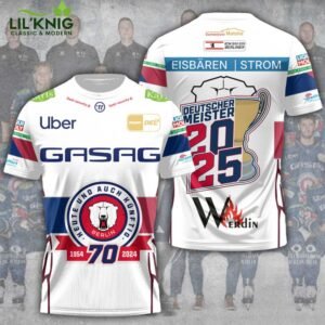 Eisbären Berlin Deutscher Meister 2025 3D T-Shirt