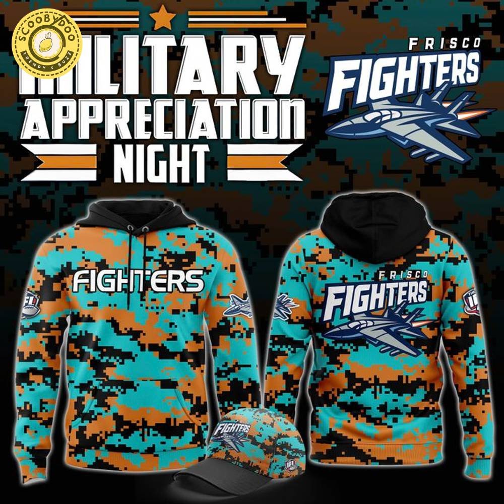 Frisco Fighters Military Nights Hoodie 2025 – Indoor Football League Apparel Frisco Fighters Military Nights Hoodie 2025 – Indoor Football League Apparel