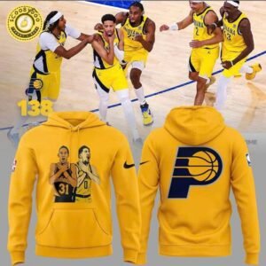 Indiana Pacers “Legacy Signal” Hoodie – Two Eras, One Gesture, One Legendary Moment