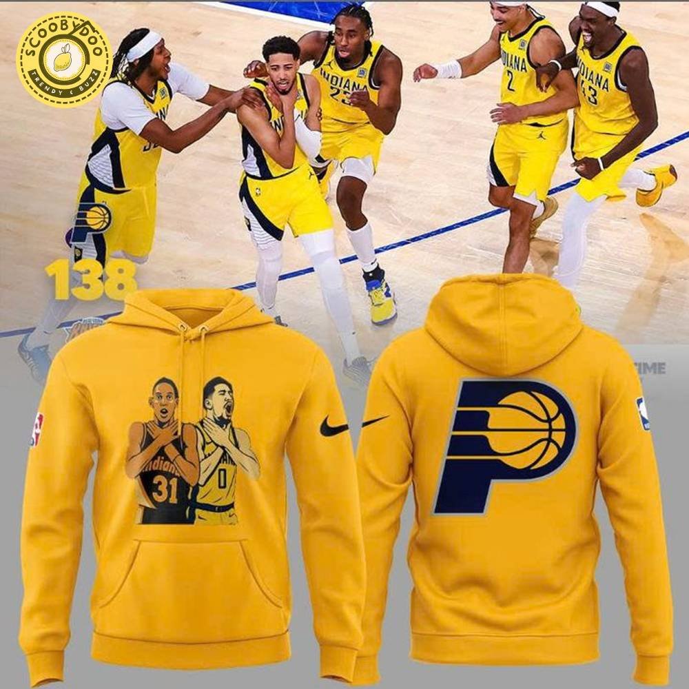 Indiana Pacers “Legacy Signal” Hoodie – Two Eras, One Gesture, One Legendary Moment Indiana Pacers “Legacy Signal” Hoodie – Two Eras, One Gesture, One Legendary Moment