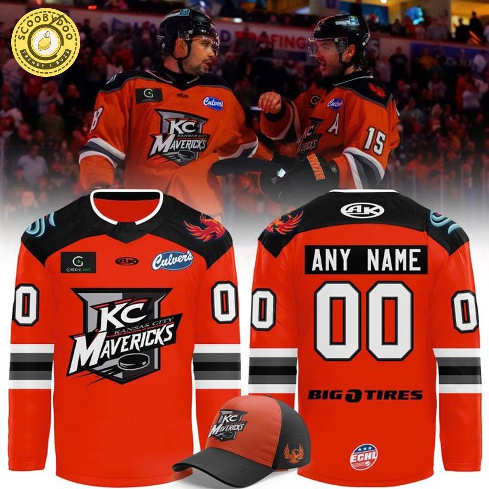 Kansas City Mavericks Replica Orange A 2025 New Hockey Jersey Kansas City Mavericks Replica Orange A 2025 New Hockey Jersey
