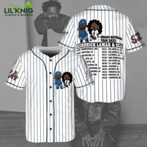 Kendrick Lamar SZA Tour Baseball Jersey