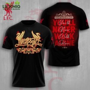 Liverpool “You’ll never walk alone” 3D T-Shirt limited Edition