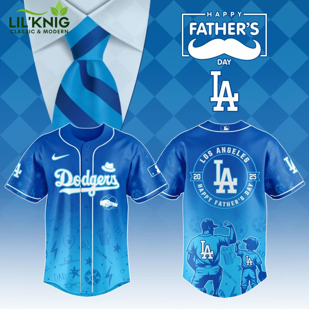 Los Angeles Dodgers 2025 Father’s Day Jersey – Limited MLB Baseball Shirt Los Angeles Dodgers 2025 Father’s Day Jersey – Limited MLB Baseball Shirt