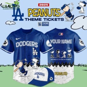 Los Angeles Dodgers x 75th Anniversary Of Peanuts Limited Edition Jersey 2025
