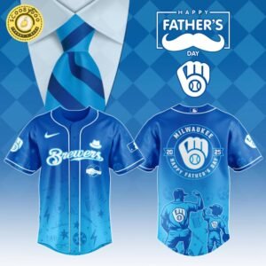 Milwaukee Brewers 2025 Father’s Day Jersey – Baseball Dad Fan Gear