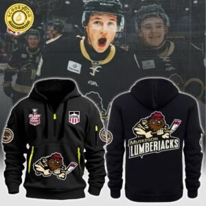 Muskegon Lumberjacks 2025 New Quarter Zip Hoodie – Ice Hockey Fan Pullover