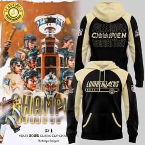 Muskegon Lumberjacks Clark Cup Champions 2025 New Design Hoodie – Limited Fan Gear