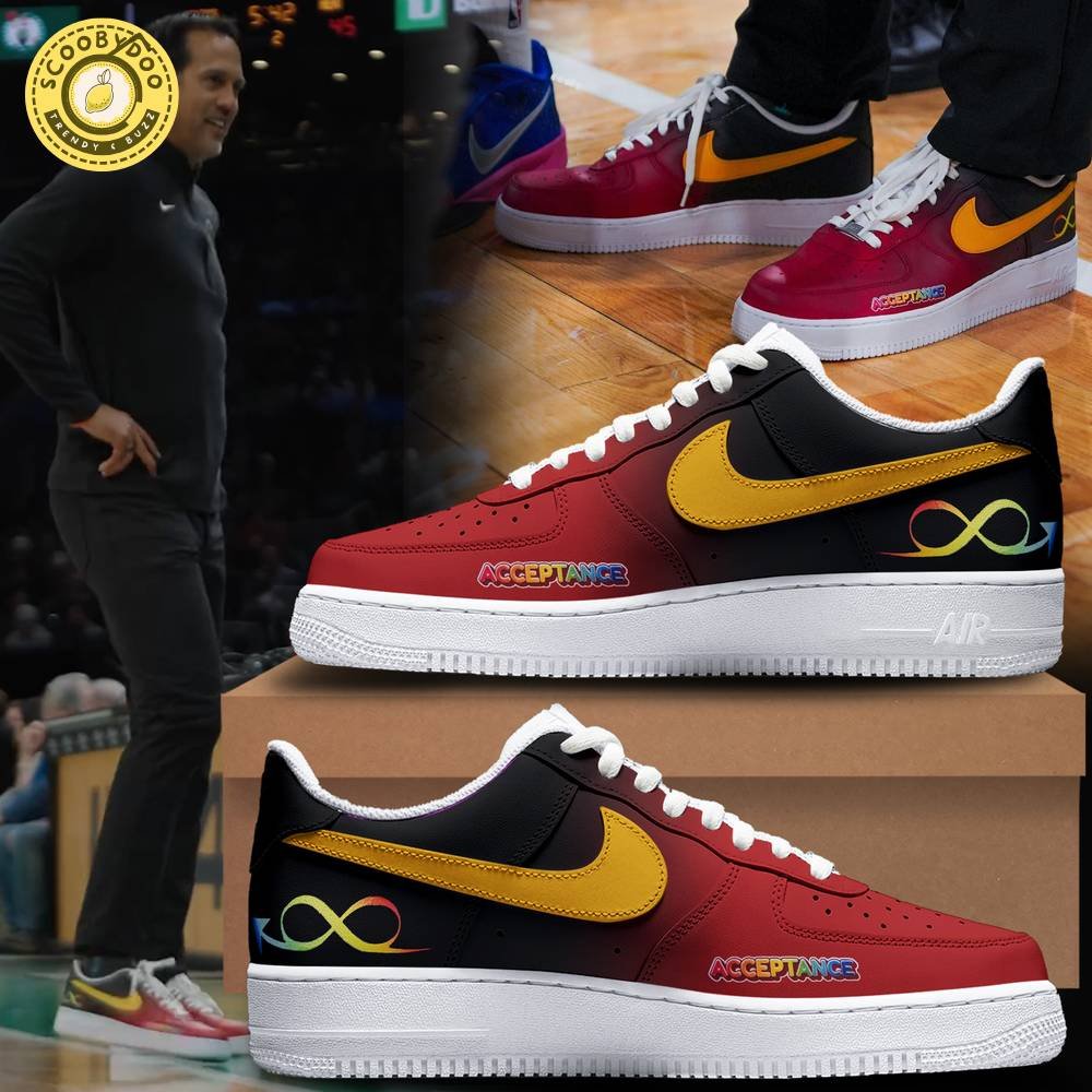 Nike Air Force 1 ‘Miami Heat’ Shoes Tothemaxfoundation x NBA – Limited Edition Nike Air Force 1 ‘Miami Heat’ Shoes Tothemaxfoundation x NBA – Limited Edition