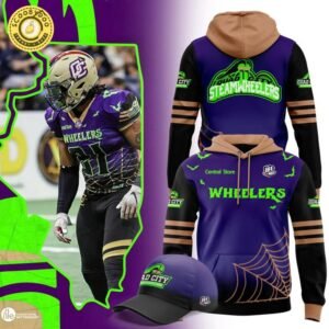 Quad City Steamwheelers Halloween Hoodie 2025 – IFL Halloween Special Sweatshirt
