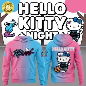 Special New Miami HEAT x Hello Kitty Hoodie 2025