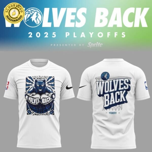 Timberwolves “Wolves back” Play Off 2025 Tshirt