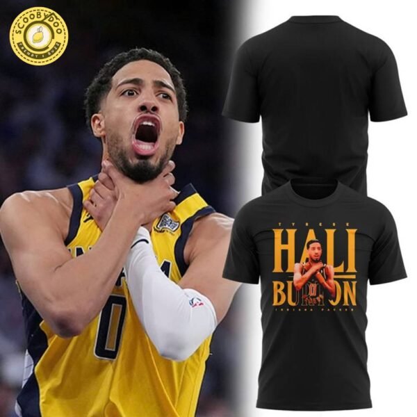 Tyrese Haliburton “Choke” Indiana Pacers T-Shirt 2025 – NBA Playoff Special Edition