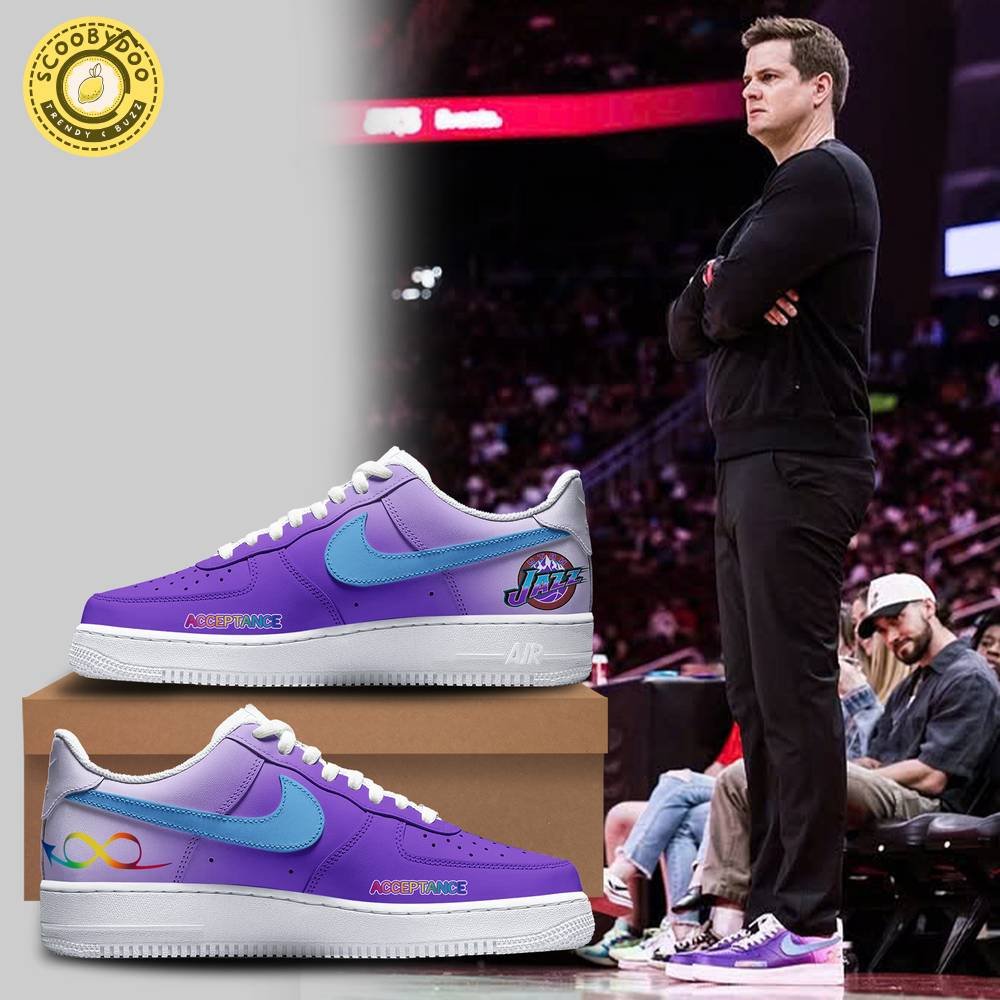 Utah Jazz Limited Edition AF1 Sneakers 2025 Utah Jazz Limited Edition AF1 Sneakers 2025