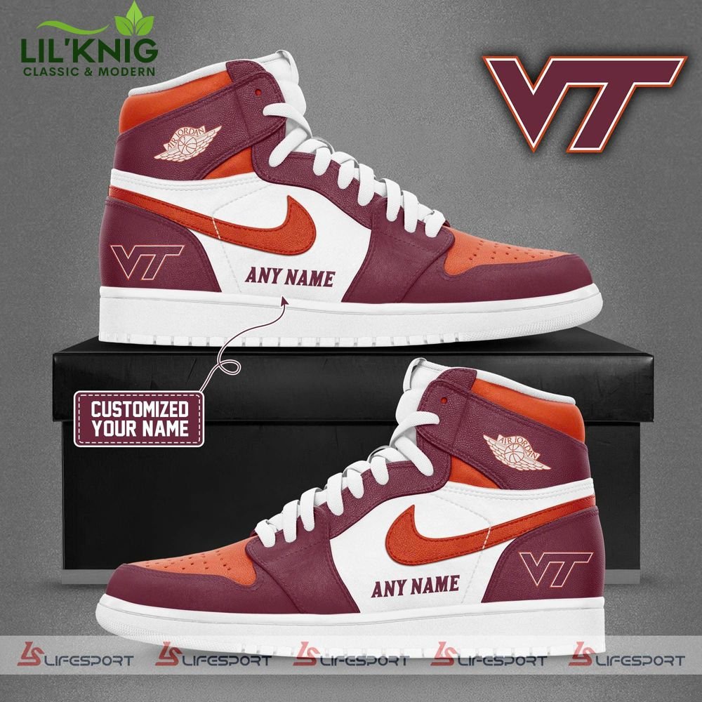 Virginia Tech 2025 Air Jordan 1 Shoes Virginia Tech 2025 Air Jordan 1 Shoes