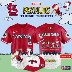 St. Louis Cardinals x 75th Anniversary Of Peanuts Limited Edition Jersey 2025