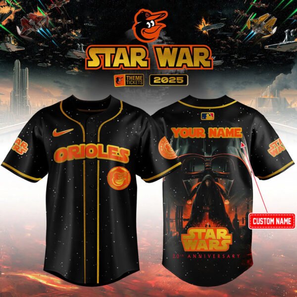 Baltimore Orioles x Star War Limited Edition Baseball Jersey